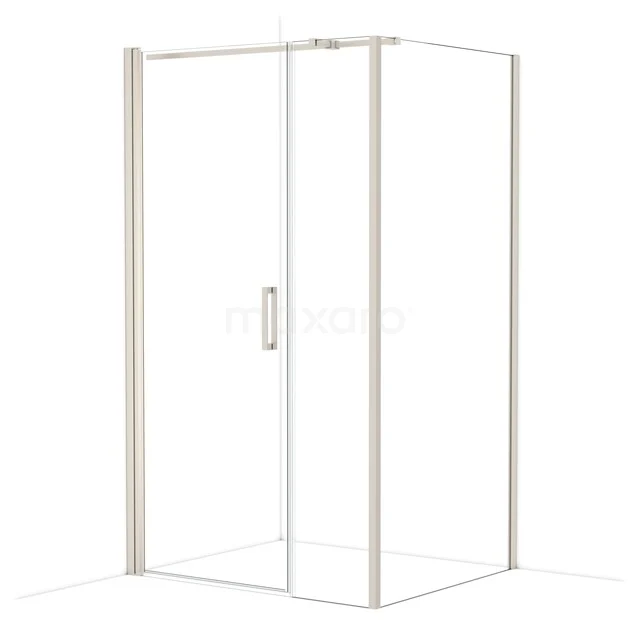 Diamond Douchecabine | 120x100 cm Rvs Helder glas Draaideur Rechthoek CDC108104310BR
