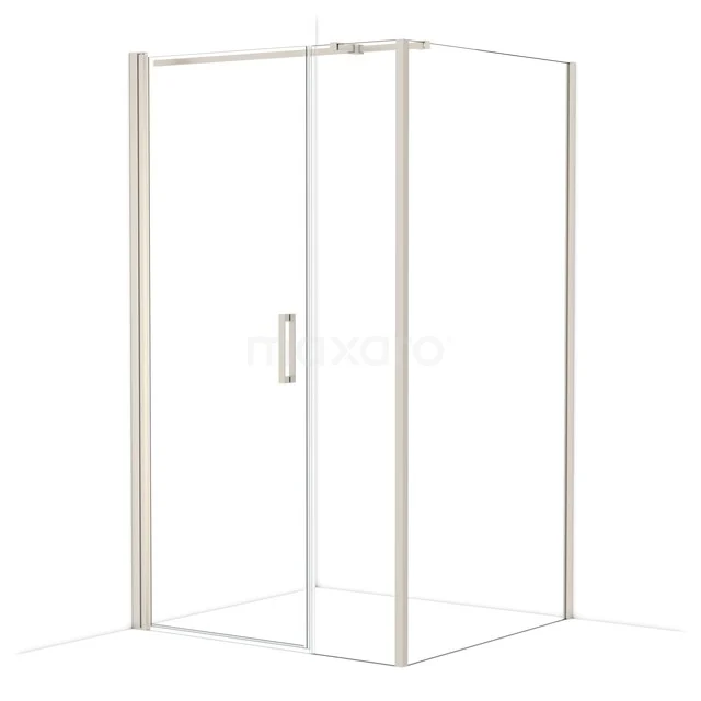 Diamond Duschkabine | 120x110 cm Edelstahl Drehtür Rechteck CDC108114310BR