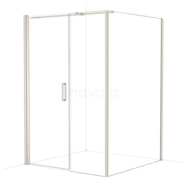 Diamond Douchecabine | 140x140 cm Rvs Helder glas Draaideur Vierkant CDC108146310BR