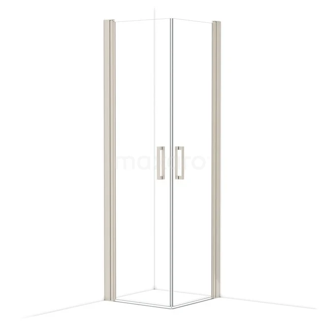 Diamond Douchecabine | 60x60 cm Rvs Helder glas Draaideur Vierkant CDE10606110BR