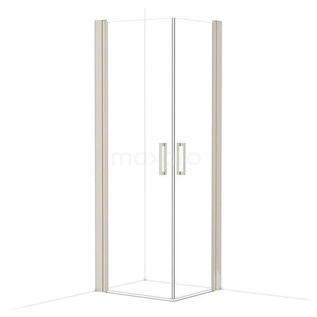 Diamond Shower cabin | 75x65 cm Stainless steel Clear glass Pivot door Rectangle CDE10706210BR