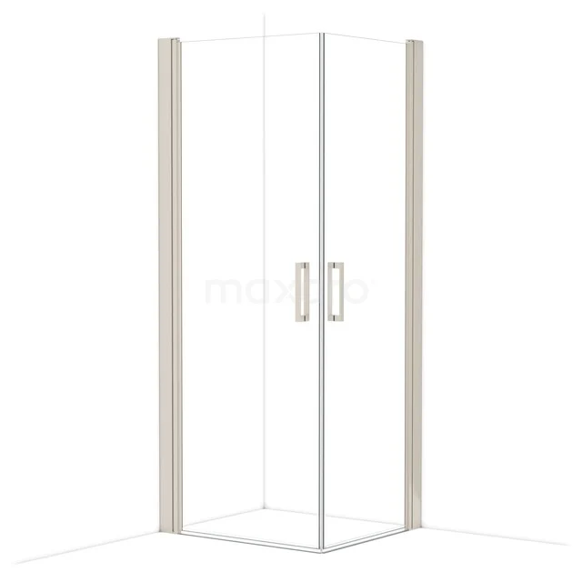 Diamond Douchecabine | 85x75 cm Rvs Helder glas Draaideur Rechthoek CDE10807210BR