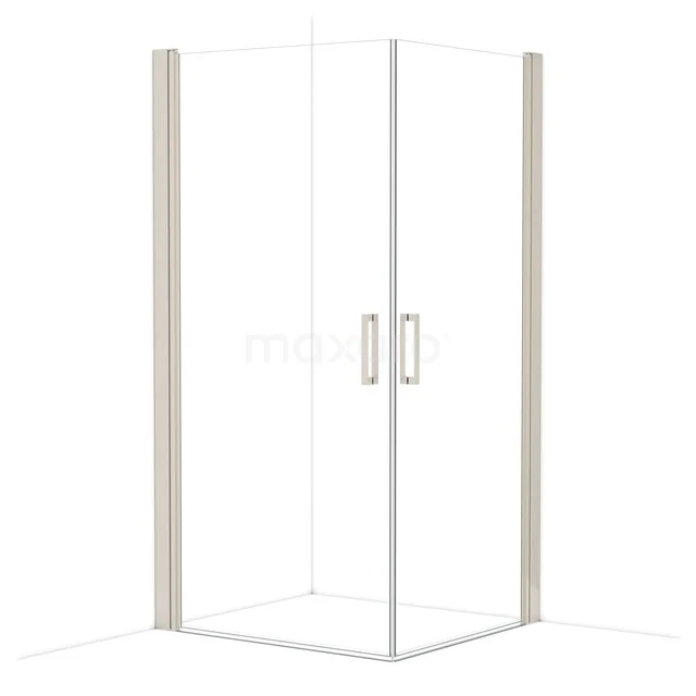 Diamond Douchecabine | 105x95 cm Rvs Helder glas Draaideur Rechthoek CDE11009210BR