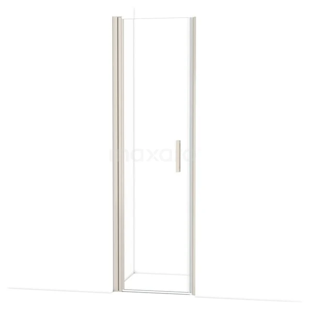 Glasene Duschtür mit Aluminiumrahmen, transparentes Design, ideal für moderne Bäder.