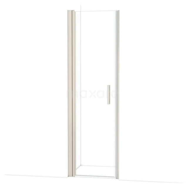 Glazen douchedeur met aluminium kader en minimalistisch design, ideaal voor een moderne badkamerinrichting.