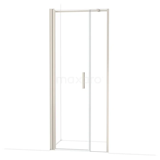 Glazen douchedeur met aluminium frame, strak design en functioneel voor elke moderne badkamer. Perfecte oplossing voor beperkte ruimte.
