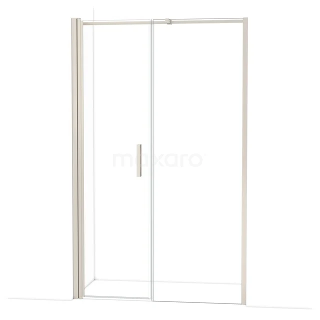 Stijlvolle glazen douchedeur met aluminium frame, ideaal voor een moderne badkamer.