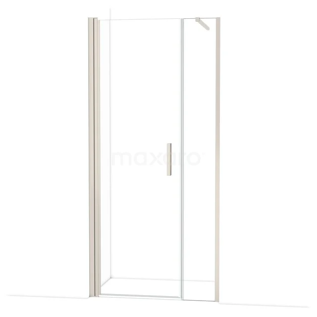 Glazen douchecabine met draaideur, helder glas en aluminium profiel, ideaal voor een moderne badkamer, serie Elegant Line.