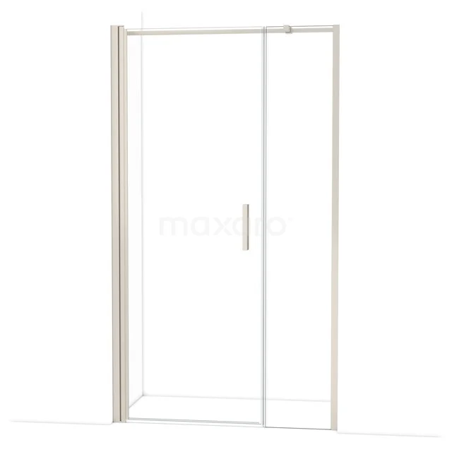 Diamond Duschtür | 120 cm Edelstahl Klarglas Drehtür DDC108041310BR Glasene Duschtür mit Aluminiumrahmen, Schiebesystem, modernes Design; ideal für stilvolle und platzsparende Bäder.