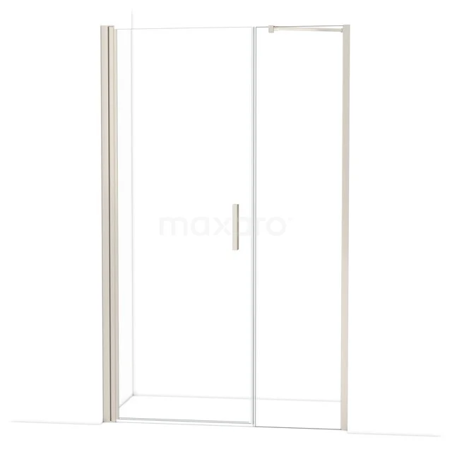 Shower door chrome framed, glass sliding door with handle, modern design, perfect for a stylish bathroom renovation.