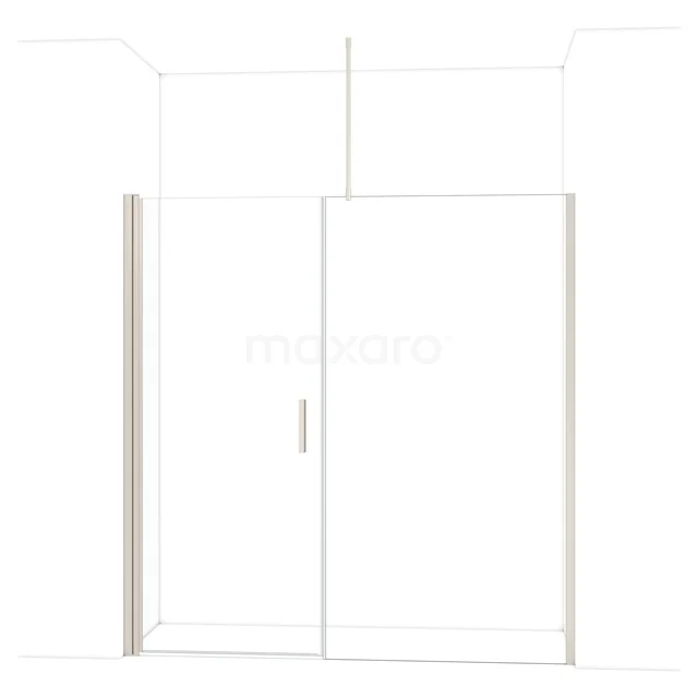 Stijlvolle glazen douchewand met schuifdeur, transparant design, ideaal voor een moderne badkamer, gemaakt van duurzaam materiaal.