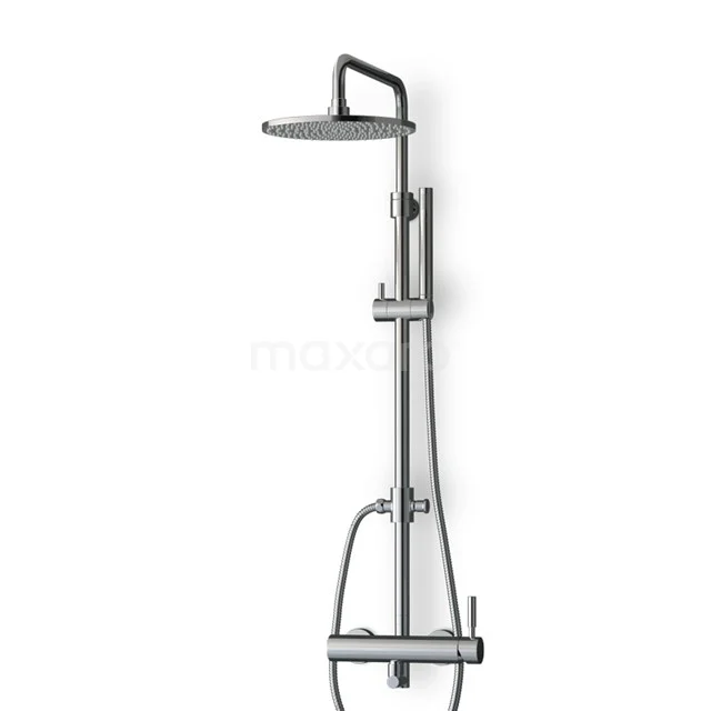 Radius Rain shower Construction | Chrome 25 cm Rain shower Single lever BOC55-00005