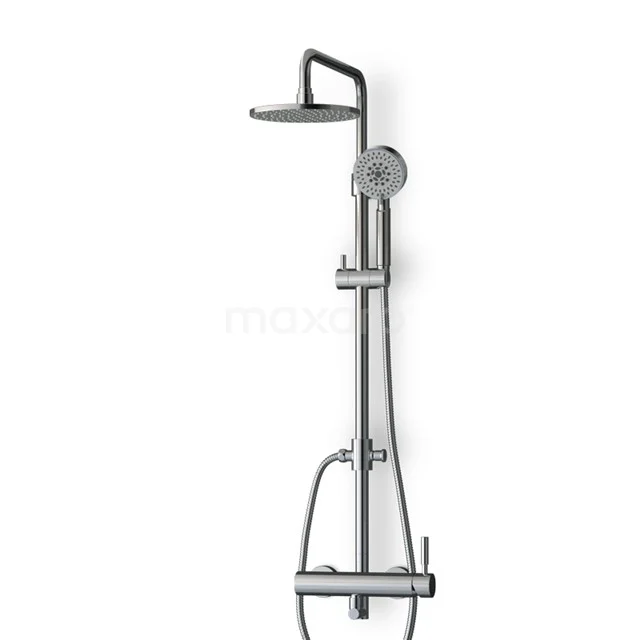 Radius Rain shower Construction | Chrome 20 cm Rain shower Single lever BOC55-00016