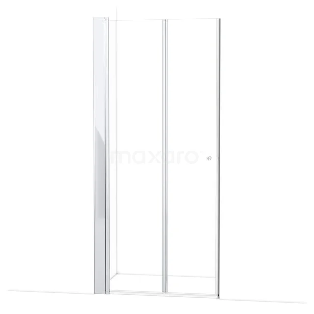 Zircon Comfort Douchedeur | 100 cm Chroom Helder glas Vouwdeur S2892_1026L
