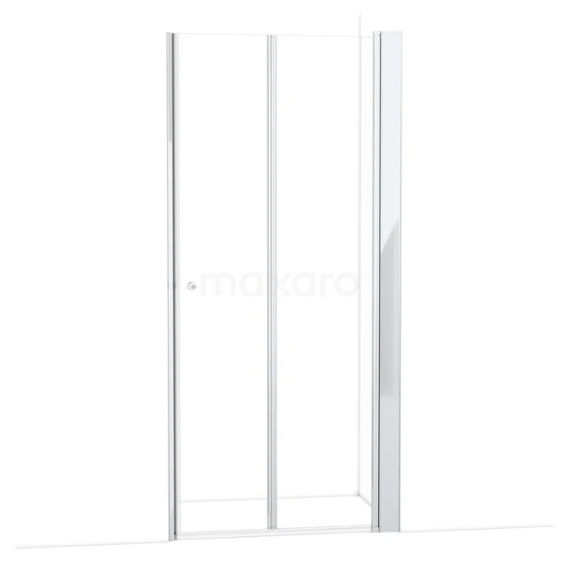 Zircon Comfort Douchedeur | 105 cm Chroom Helder glas Vouwdeur S2892_1027R