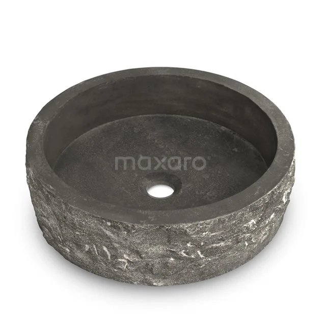 Countertop wash basin Novanta Natural stone Blue Stone 40x12cm Round N128-0052