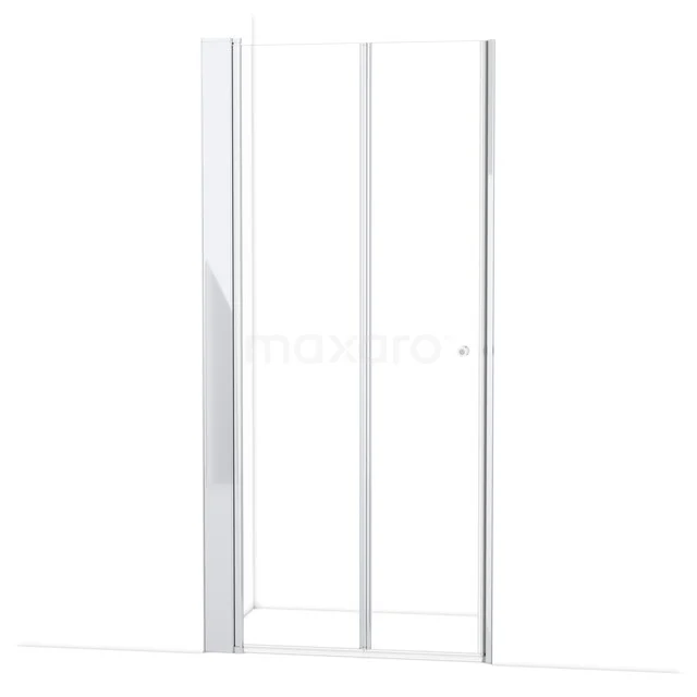 Zircon Comfort Douchedeur | 105 cm Chroom Helder glas Vouwdeur S3892_1027L