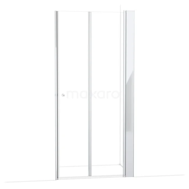 Zircon Comfort Douchedeur | 105 cm Chroom Helder glas Vouwdeur S3892_1027R