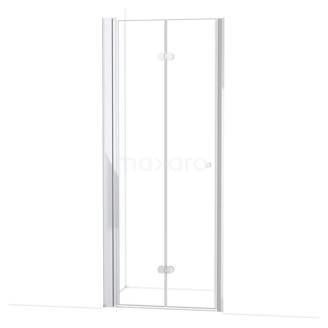 Diamond Douchedeur | 90 cm Chroom Helder glas Vouwdeur DDV082230C