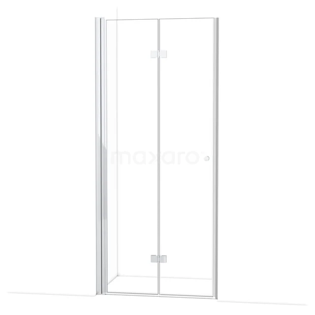 Diamond Douchedeur | 90 cm Chroom Helder glas Vouwdeur DDV091110C