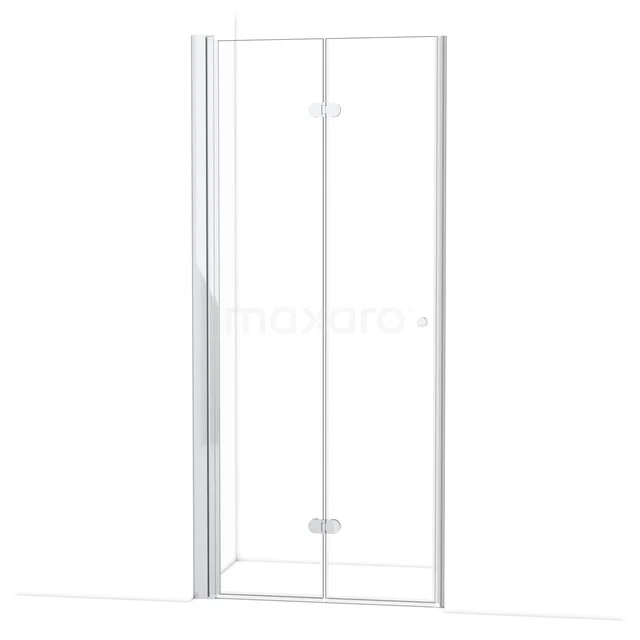 Diamond Douchedeur | 90 cm Chroom Helder glas Vouwdeur DDV091220C