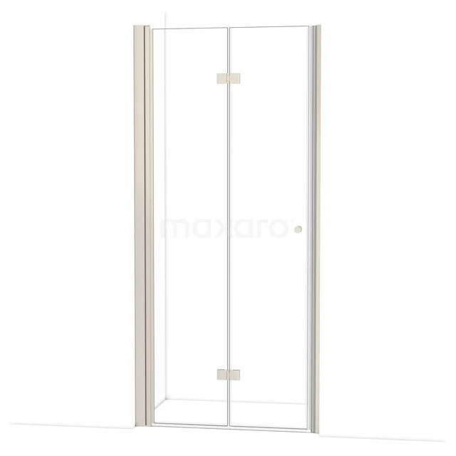 Diamond Douchedeur | 95 cm Rvs Helder glas Vouwdeur DDV092120BR
