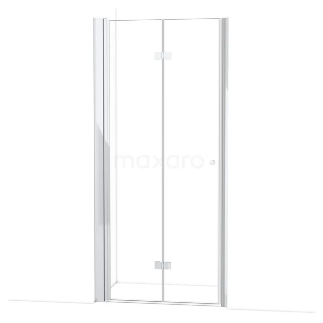Diamond Douchedeur | 100 cm Chroom Helder glas Vouwdeur DDV092130C
