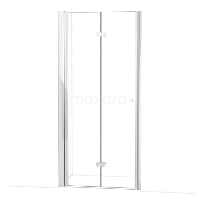 Diamond Douchedeur | 100 cm Chroom Helder glas Vouwdeur DDV092230C