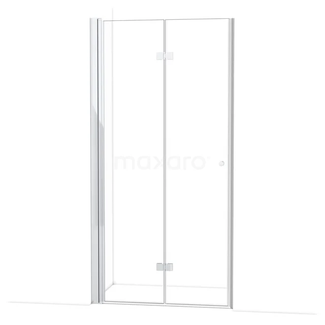 Diamond Douchedeur | 100 cm Chroom Helder glas Vouwdeur DDV101120C