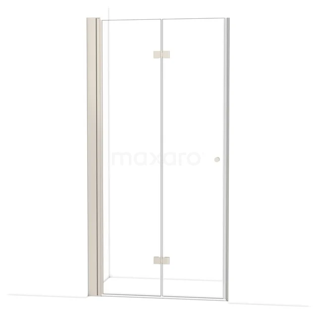 Diamond Douchedeur | 105 cm Rvs Helder glas Vouwdeur DDV101130BR