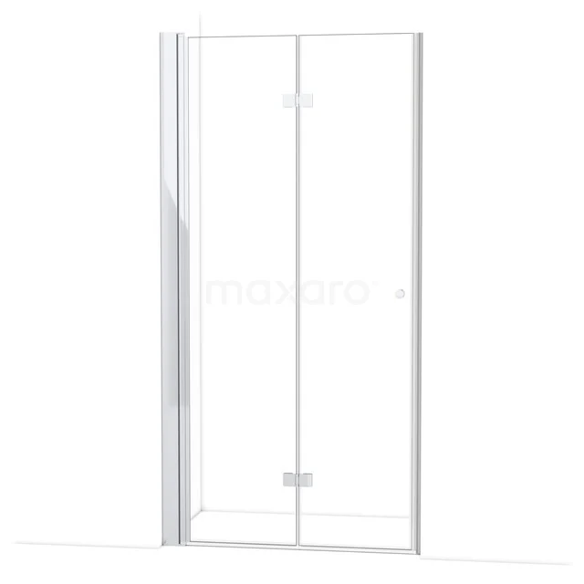 Diamond Douchedeur | 105 cm Chroom Helder glas Vouwdeur DDV101130C