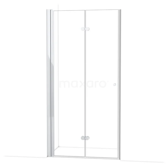 Diamond Douchedeur | 100 cm Chroom Helder glas Vouwdeur DDV101220C