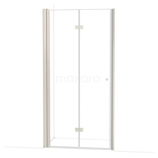 Diamond Douchedeur | 105 cm Rvs Helder glas Vouwdeur DDV102120BR