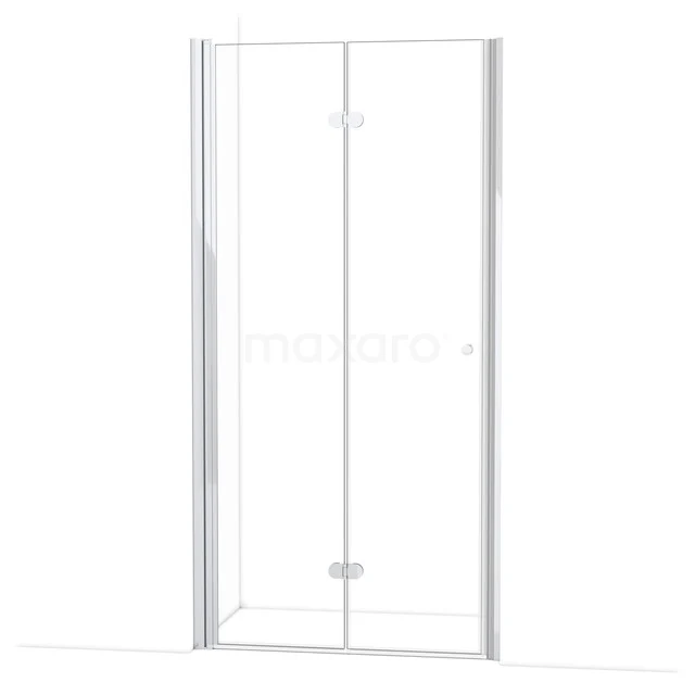 Glasene Duschkabine mit Schiebetüren, minimalistisches Design und Aluminiumprofil, perfekt für moderne Bäder.