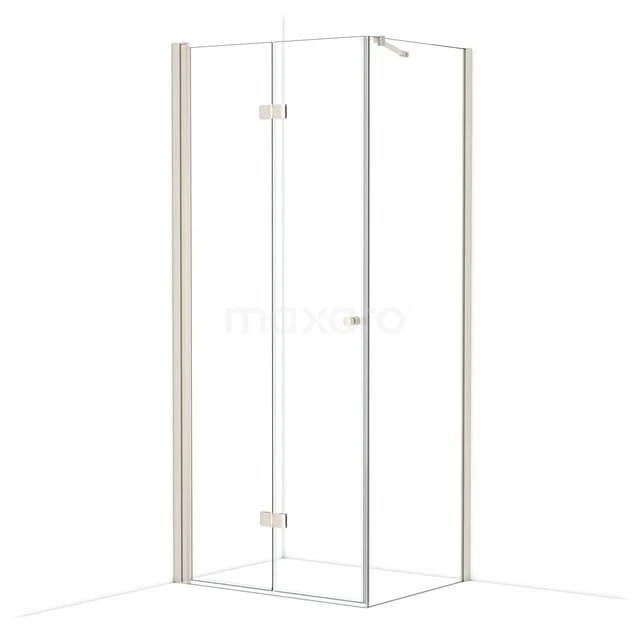 Duschkabine Diamond Clear 90x70 cm Rechteckig mit Falttür CDV09071210BR Glas Duschkabine mit Eckeinstieg, Klarglas, Aluminium Profile und Drehtür. Perfekt für einen modernen Badezimmerstil.