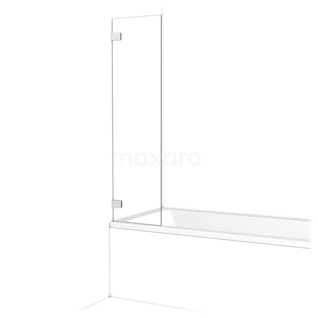 Diamond Badwand | 40 cm Chroom Helder glas BDA04220C