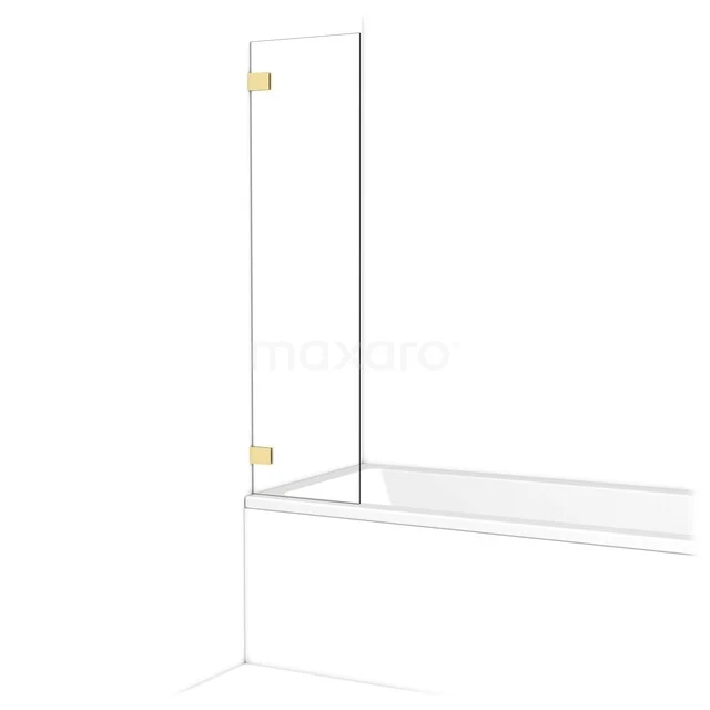 Diamond Badwand | 40 cm Lichtgoud Helder glas BDA04220LG
