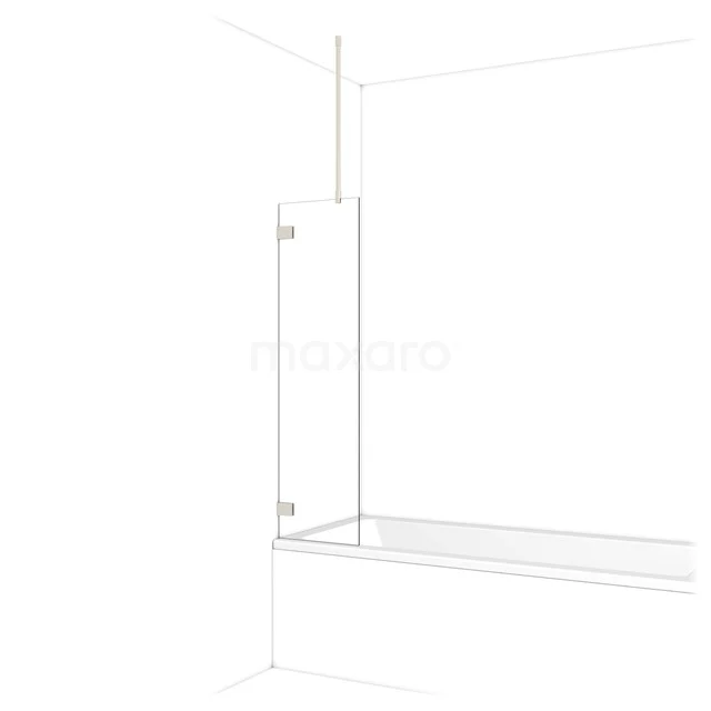 Diamond Badwand | 40 cm Rvs Helder glas BDA04720BR