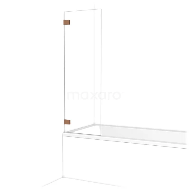 Diamond Badwand | 50 cm Koper Helder glas BDA05220KP