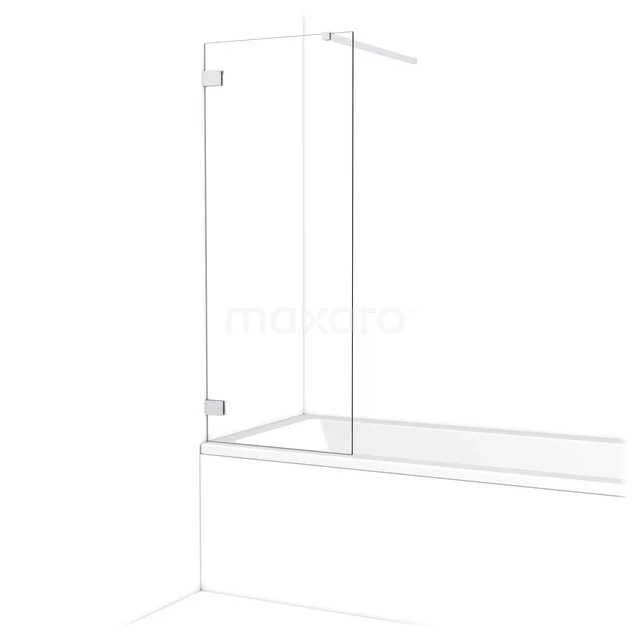 Diamond Badwand | 60 cm Chroom Helder glas BDA06120C