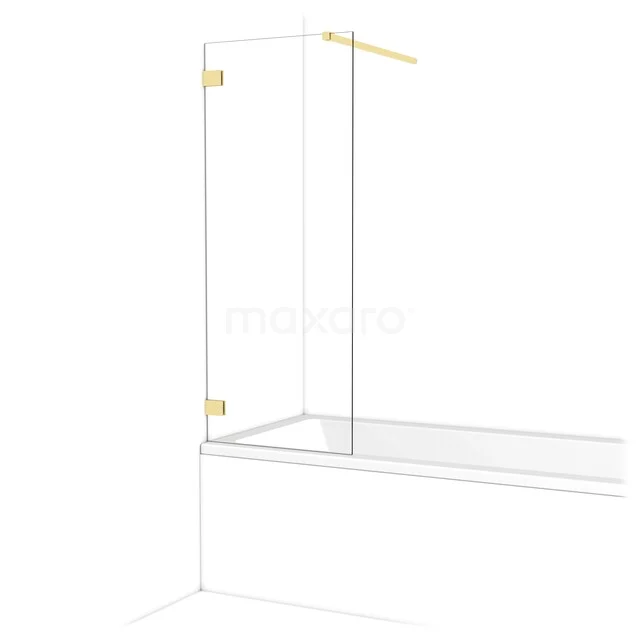 Diamond Badwand | 60 cm Lichtgoud Helder glas BDA06120LG