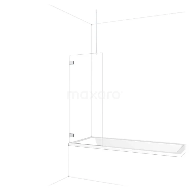 Diamond Badwand | 60 cm Chroom Helder glas BDA06720C
