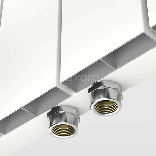 Jupiter Designradiator | 28x180 cm Mat wit 789 Watt Aluminium