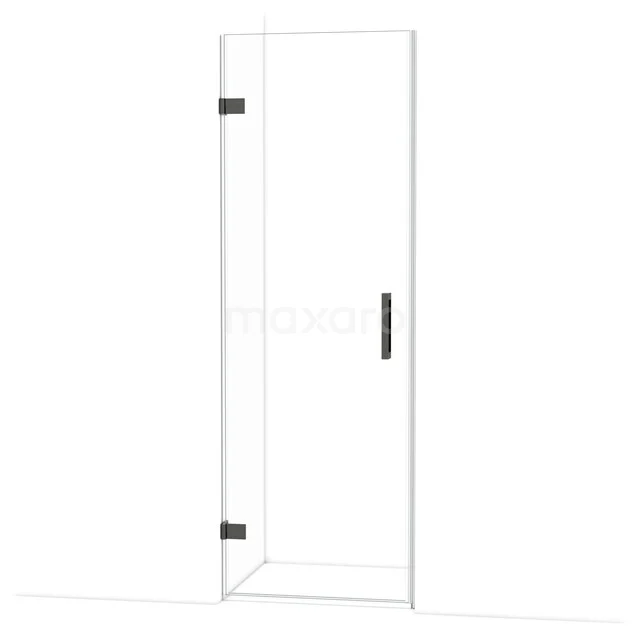 Diamond Duschtür | 70 cm Schwarzchrom Klarglas Drehtür DDA2107120BC Glasene Duschtür mit Schwarz Rahmen und Scharnieren, modernes Design, ideal für eine klare und stilvolle Badezimmergestaltung.