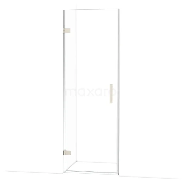 Diamond Douchedeur | 70 cm Rvs Helder glas Draaideur DDA2107120BR Glazen douchedeur met chromen scharnieren en handgreep, minimalistisch design, perfect voor een moderne badkamer.