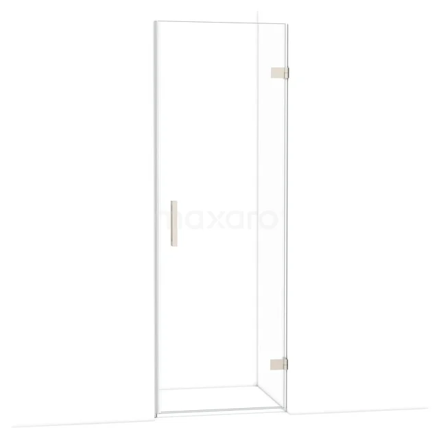 Diamond Douchedeur | 70 cm Rvs Helder glas Draaideur DDA2207120BR Heldere glazen douchedeur met scharnier, minimalistisch design, ideaal voor een moderne badkamer.