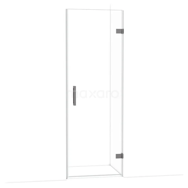 Glasdusche mit Scharnieren, Klarglas, modernes Design, ideal für ein modernes Badezimmer, einschließlich Edelstahl Haltegriff.