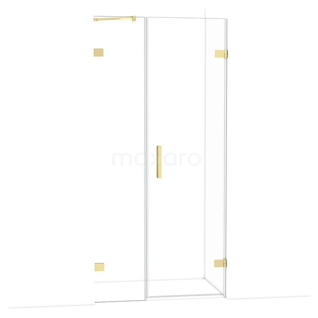 Diamond Duschtür | 95 cm Helles Gold Klarglas Drehtür DDC220604220LG Glasene Duschkabine mit goldenen Zubehör, schlankes Design für moderne Bäder. Perfekt für eine luxuriöse Ausstrahlung.