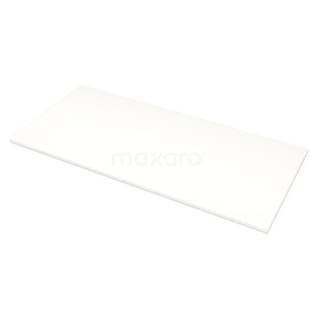 Modulo Plato Basin worktop | 100.4 cm Solid surface T16-1000-19500 Witte keramische badkamershelf, rechthoekig met glad oppervlak, ideale stijlvolle opbergruimte voor badkameraccessoires.