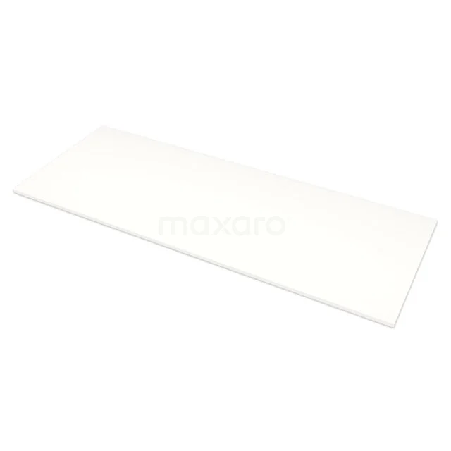 Modulo Plato Wastafelblad | 120.4 cm Solid surface T16-1200-19500 Rechthoekige witte wastafelplank van keramiek, ideaal als stijlvolle toevoeging aan een moderne badkamer inrichting.